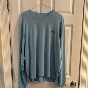 Light Blue Long Sleeve Shirt, 2XL